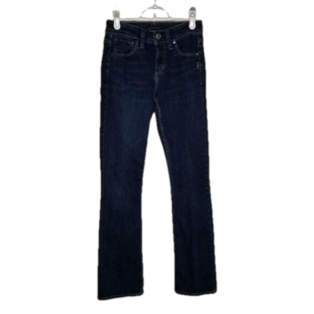 Silver Jeans Womens Avery Slim Straight Blue Jeans Label Reads Size 25x31*